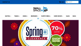 What Smallspaceplus.com website looked like in 2018 (7 years ago)