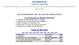 What Springbock.de website looked like in 2018 (6 years ago)