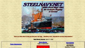 What Steelnavy.net website looked like in 2018 (6 years ago)