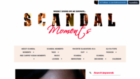 What Scandalmoments.tumblr.com website looked like in 2018 (6 years ago)