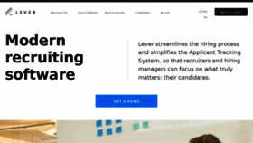 What Schedule.lever.co website looked like in 2018 (7 years ago)