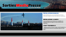 What Sortiesmediapresse.com website looked like in 2018 (6 years ago)