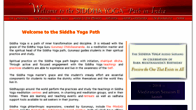 What Siddhayoga.org.in website looked like in 2018 (6 years ago)