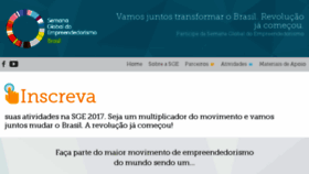 What Semanaglobal.org.br website looked like in 2018 (6 years ago)
