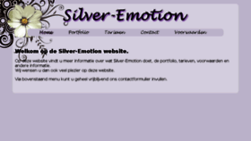 What Silver-emotion.com website looked like in 2018 (6 years ago)