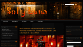 What Sol-luna.de website looked like in 2018 (6 years ago)