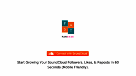 What Soundcloudfollowers.org website looked like in 2018 (5 years ago)
