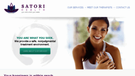 What Satori-health.com website looked like in 2018 (6 years ago)