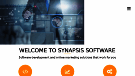 What Synapsissoftware.com website looked like in 2018 (6 years ago)