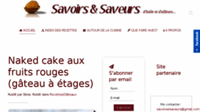 What Savoirsetsaveurs.com website looked like in 2018 (6 years ago)