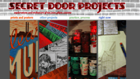 What Secretdoorprojects.org website looked like in 2018 (7 years ago)
