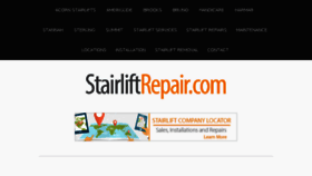 What Stairliftrepair.com website looked like in 2018 (6 years ago)