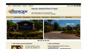 What Sunscapeapartmenthomes.com website looked like in 2018 (6 years ago)