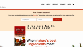 What Spicefit.com website looked like in 2018 (6 years ago)