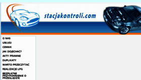What Stacjakontroli.com website looked like in 2018 (6 years ago)