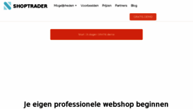 What Shoptrader.nl website looked like in 2018 (5 years ago)