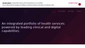What Synergixhealth.com website looked like in 2018 (6 years ago)