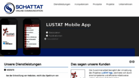 What Schattat.ch website looked like in 2018 (6 years ago)