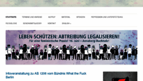 What Schweigemarsch-stoppen.de website looked like in 2018 (6 years ago)