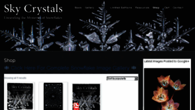 What Skycrystals.ca website looked like in 2018 (6 years ago)