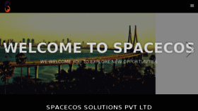 What Spacecos.com website looked like in 2018 (6 years ago)