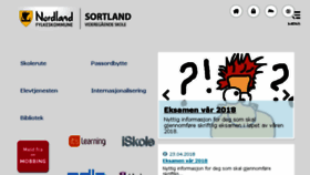 What Sortland.vgs.no website looked like in 2018 (6 years ago)