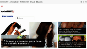 What Socialmim.com website looked like in 2018 (6 years ago)