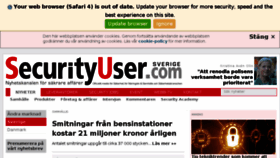 What Securityuser.se website looked like in 2018 (6 years ago)