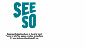 What Seeso.com website looked like in 2018 (6 years ago)