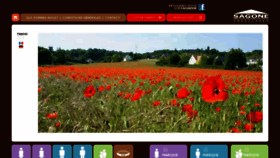 What Sagone-chaussures.com website looked like in 2018 (7 years ago)
