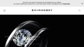 What Shimansky.com website looked like in 2018 (6 years ago)