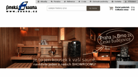 What Sauna.cz website looked like in 2018 (6 years ago)