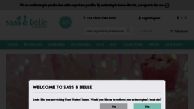 What Sassandbelletrade.co.uk website looked like in 2018 (6 years ago)