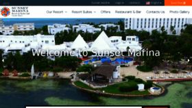 What Sunsetmarinaresort.com website looked like in 2018 (6 years ago)