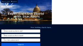 What Startravels.com website looked like in 2018 (6 years ago)