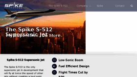What Spikeaerospace.com website looked like in 2018 (6 years ago)