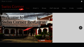 What Swisscorner-restaurant.com website looked like in 2018 (6 years ago)