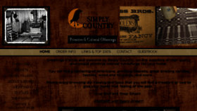 What Simplycountryny.com website looked like in 2018 (6 years ago)