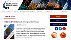 What Sajs.co.za website looked like in 2018 (7 years ago)