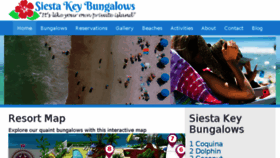 What Siestakeybungalows.com website looked like in 2018 (6 years ago)