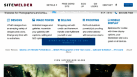 What Sitewelder.com website looked like in 2018 (6 years ago)