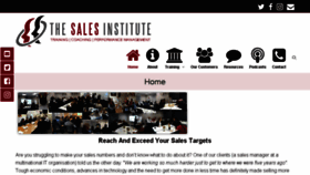 What Salesinstitute.co.za website looked like in 2018 (6 years ago)
