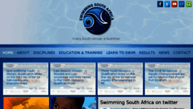 What Swimsa.org website looked like in 2018 (5 years ago)