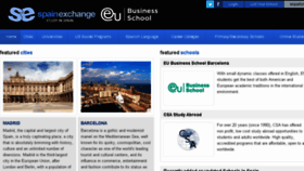 What Spainexchange.com website looked like in 2018 (6 years ago)