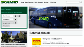 What Schmid-bus.de website looked like in 2018 (6 years ago)