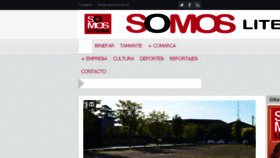 What Somoslitera.com website looked like in 2018 (5 years ago)