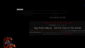 What Spykidsmovie.net website looked like in 2018 (6 years ago)