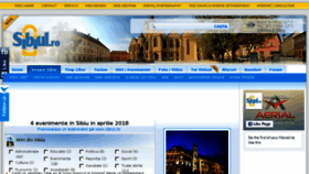 What Sibiul.ro website looked like in 2018 (6 years ago)