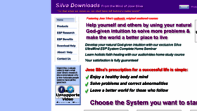 What Silvadownloads.com website looked like in 2018 (6 years ago)