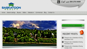 What Saskatoonrealty.com website looked like in 2018 (6 years ago)